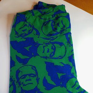LuLaRoe Halloween Frankenstein Leggings TC Hard To Find